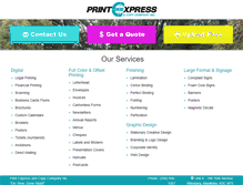 Tablet Screenshot of printexpressandcopy.com